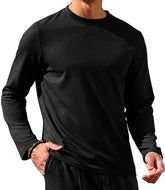 Mens Crew Neck Long Sleeve Pullover